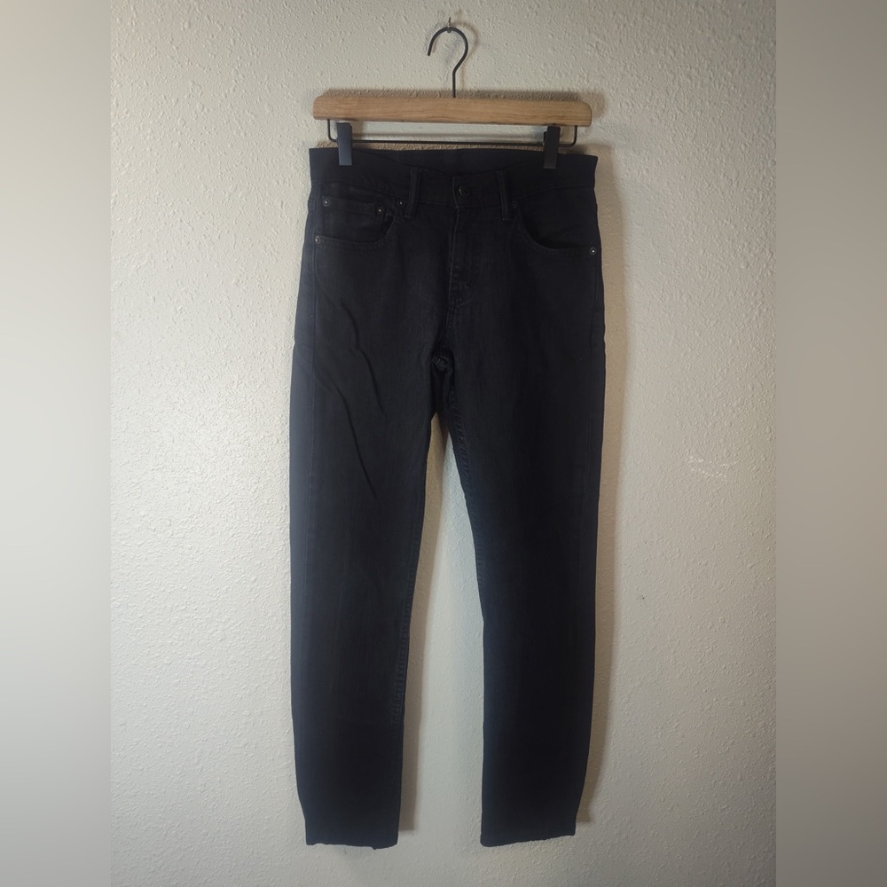 Levi's Men's Slim Jeans in Deep Black